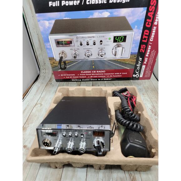 Cobra 25LTD Classic CB Radio 40 channels - Picture 1 of 8